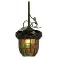 thumbnail image 1 of Meyda Tiffany 121872 Greenbriar Oak 7" Wide Mini Pendant - Copper, 1 of 7