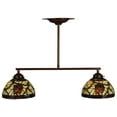 thumbnail image 1 of Meyda Tiffany 123357 27" L Pinecone Dome 2 Light Island Chandelier - MultiColor, 1 of 5