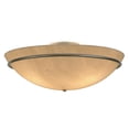 thumbnail image 1 of Meyda Tiffany 123763 18" W Messina Faux Alabaster Flush Mount Ceiling Fixture - White, 1 of 1