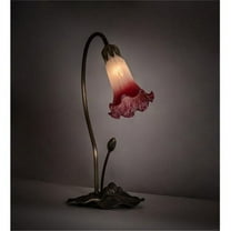 Meyda Tiffany 12517 16" Tall Gooseneck Table Lamp - MultiColor