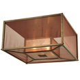 thumbnail image 1 of Meyda Tiffany 125237 24.5" Square Quadrato Umador Flush Mount Ceiling Fixture - Mica, 1 of 4