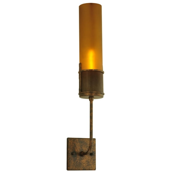 Meyda Tiffany 125520 4" W Cordoba Wall Sconce - Gilded Tobacco