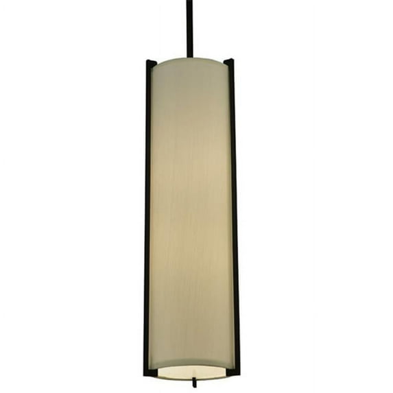 Meyda Tiffany 125591 Cilindro 2 Light 7" Wide Mini Pendant - Bronze