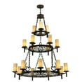 thumbnail image 1 of Meyda Tiffany 126500 Newcastle 18 Light 48" Wide Pillar Candle Style Chandelier - Custom, 1 of 4