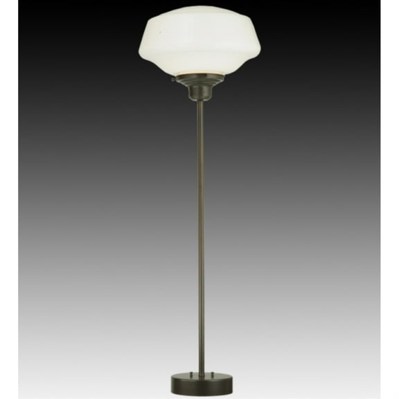 Meyda Tiffany 127151 50.5" H Schoolhouse Surface Mounted Table Lamp - White
