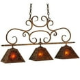 thumbnail image 1 of Meyda Tiffany 127374 Bandolei 3 Light 42" Wide Linear Pendant - Red Rust, 1 of 5