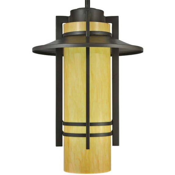 Meyda Tiffany 127908 16" W Durrant Led Pendant - Bronze