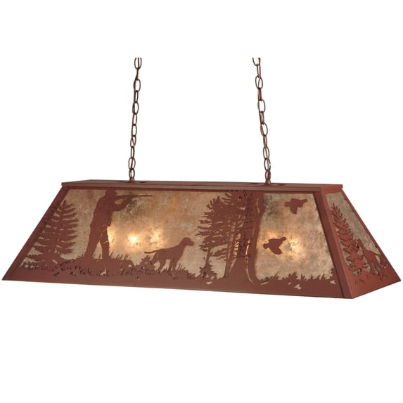 Meyda Tiffany 128028 42" L Quail Hunter - Silver