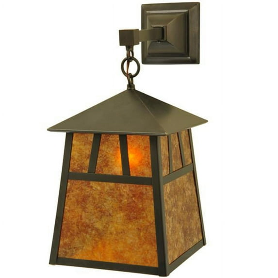 Meyda Tiffany 128874 Stillwater 16" Tall Wall Sconce - Brown