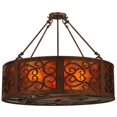 thumbnail image 1 of Meyda Tiffany 129145 Dean 4 Light 30" Wide Suspension Pendant - Red Rust, 1 of 5