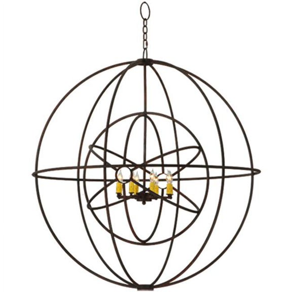 Meyda Tiffany 129407 Atom Enerjisi 8 Light 43" Wide Taper Candle Pendant - Custom