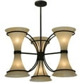 thumbnail image 1 of Meyda Tiffany 129534 Chronos 6 Light 30" Wide Chandelier - Classic Rust, 1 of 7