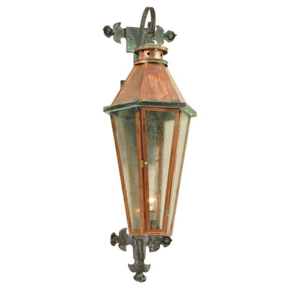 Meyda Tiffany 129569 Millesime 42" Tall Wall Sconce - Raw Copper / Verdigris