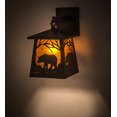 thumbnail image 1 of Meyda Tiffany 129673 Black Bear 12" Tall Wall Sconce - Bronze, 1 of 4