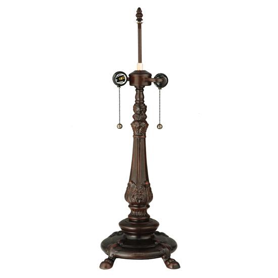 Meyda Tiffany 130096 Wisteria 19" Tall Lamp Base - MultiColor - Walmart.com
