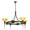 thumbnail image 1 of Meyda Tiffany 130163 Kuberic 4 Light 49" Wide Chandelier - Bronze, 1 of 5