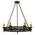 thumbnail image 1 of Meyda Tiffany 131389 Sagebrush 6 Light 36" Wide Taper Candle Style Chandelier - Custom, 1 of 7