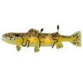 thumbnail image 1 of MEYDA 132285 30 in. W Brown Trout Fused Glass Wall Sconce, 1 of 4