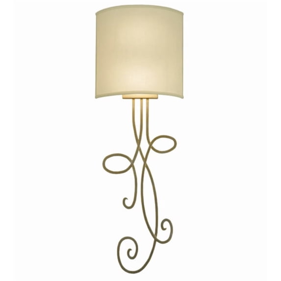 Meyda Tiffany 132603 Volta 2 Light 36" Tall Wall Sconce - Champagne Metallic