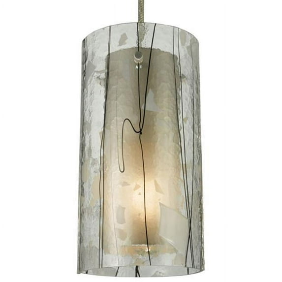 Meyda Tiffany 133572 Branches 6" Wide Mini Pendant - Nickel