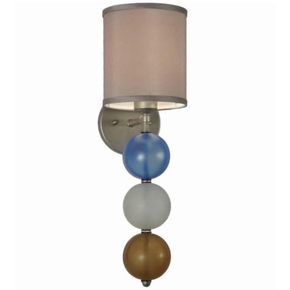 Meyda Tiffany 133574 Charmz Wall Sconce, 6 Width