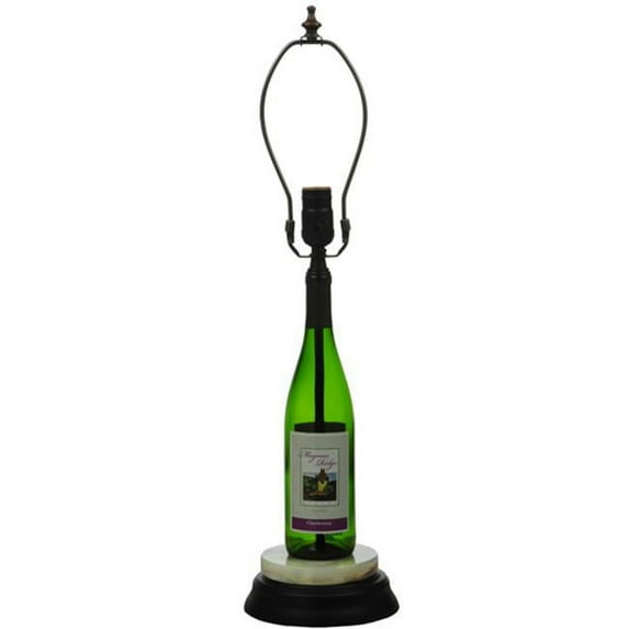 Meyda 133661 25.5 in. Personalized Wine Bottle Table Base
