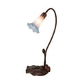 thumbnail image 1 of Meyda Tiffany - 13394 - One Light Accent Lamp - Pink/Blue Pond Lily - Bronze-19pack, 1 of 1