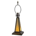 thumbnail image 1 of Meyda Tiffany 13424 Mission 11" Tall Lamp Base - Brown, 1 of 1