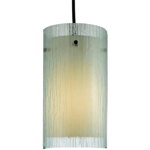 Meyda Tiffany 134242 6" W Quadrato Mist Mini Pendant - Mist