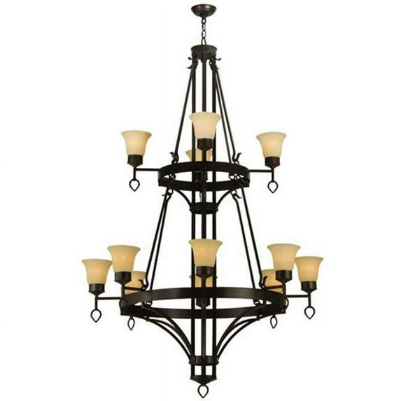Meyda Tiffany 135710 Savino 12 Light 46" Wide Chandelier - Custom