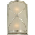 thumbnail image 1 of Meyda Tiffany 136052 8" W Whitewing Wall Sconce - Nickel, 1 of 2