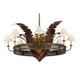 thumbnail image 1 of Meyda Tiffany 136614 Banana Bamboo 6 Light 59" Wide Chandelier - Antique Rust / Cortez, 1 of 7