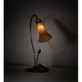 thumbnail image 1 of Meyda Tiffany 13703 Pond Lily - One Light Accent Lamp Amber  Mahogany Bronze Finish, 1 of 2