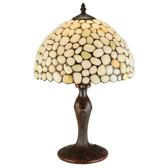 Meyda Lighting 19"H Agata Opal Table Lamp