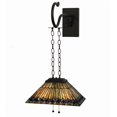 thumbnail image 1 of Meyda Tiffany 138560 Tiffany 2 Light 16" Tall Wall Sconce - Bronze, 1 of 5