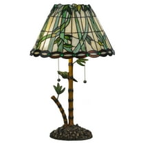 Meyda Tiffany 138588 Loro Paraiso Table Lamp, 24" Height