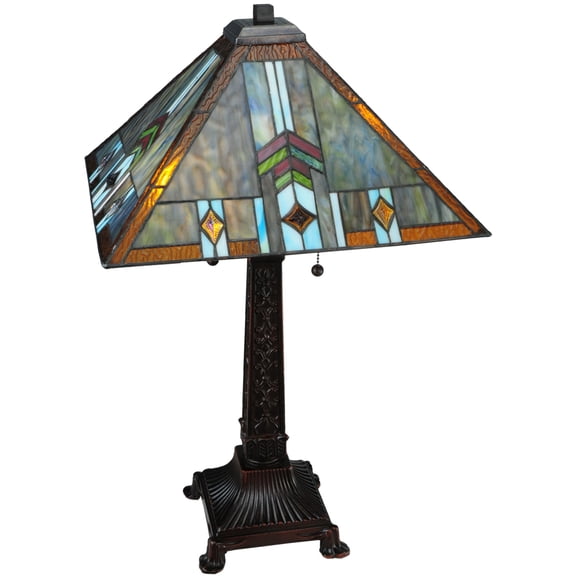 Meyda Lighting 26"H Prairie Wheat Sunshower Table Lamp