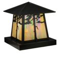 thumbnail image 1 of Meyda Tiffany 139490 Stillwater 4 Light 18" Tall Pier Mount Post Light - Brown, 1 of 6