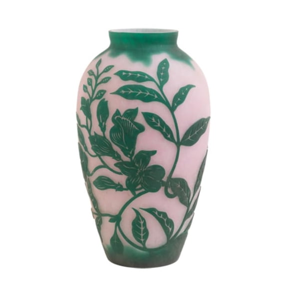 10" High Cameo Vase