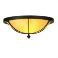 thumbnail image 1 of Meyda Tiffany 140926 Dominga 2 Light 20" Wide Flush Mount Bowl Ceiling Fixture - Black, 1 of 7