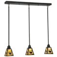thumbnail image 1 of Meyda Tiffany 140984 Songbird 3 Light 6" Wide Multi Light Pendant - Brown, 1 of 7