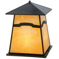 thumbnail image 1 of Meyda Tiffany 142972 Stillwater 4 Light 14" Tall Pier Mount Post Light - Brown, 1 of 5