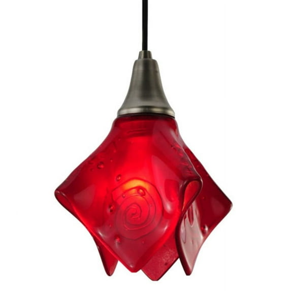 Meyda Tiffany 143126 10" Wide Mini Pendant - Red