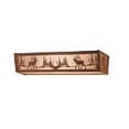 thumbnail image 1 of Meyda Tiffany 14405 Elk 24" Wide Vanity Light - Rust, 1 of 1