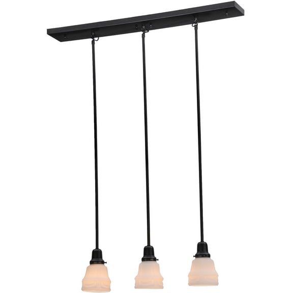 Meyda Tiffany 145163 Garland 3 Light 5" Wide Multi Light Pendant - Brown