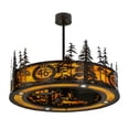 thumbnail image 1 of Meyda Tiffany 146112 Tall Pines 30" 5 Blade Indoor Ceiling Fan - Copper, 1 of 5