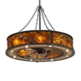 thumbnail image 1 of Meyda Tiffany 146167 Whispering Pines 30" 5 Blade Indoor Ceiling Fan - Bronze, 1 of 5