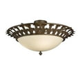 thumbnail image 1 of Meyda Tiffany 146511 Hampton 4 Light 30" Wide Semi-Flush Bowl Ceiling Fixture - Rusty Nail, 1 of 1