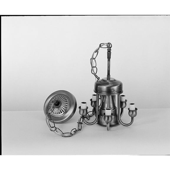 Meyda Tiffany 14655 Mahogany Bronze 6 Light 8" Wide Chandelier - Copper