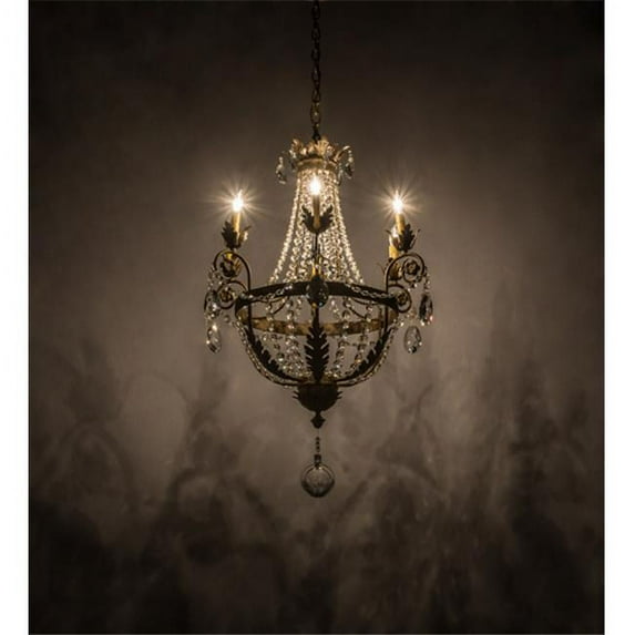 Meyda Tiffany 146785 Antonia 6 Light 26" Wide Crystal Candle Style Chandelier - Custom /